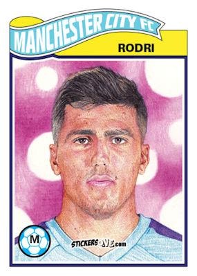 Figurina Rodri - Living Set Soccer 2020 n. 121 - Topps