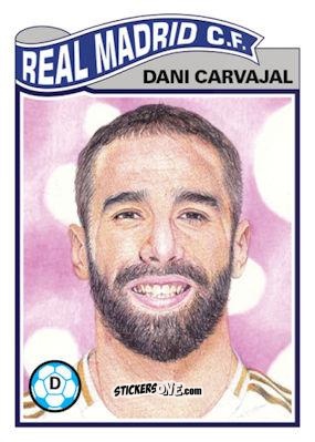 Sticker Dani Carvajal - Living Set Soccer 2020 n. 124 - Topps
