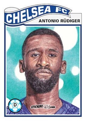 Cromo Antonio Rudiger - Living Set Soccer 2020 n. 125 - Topps