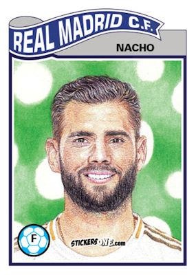 Figurina Nacho - Living Set Soccer 2020 n. 137 - Topps