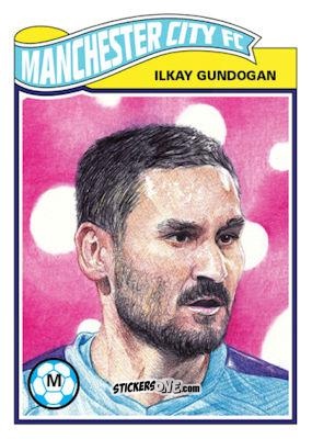 Figurina Ilkay Gundogan - Living Set Soccer 2020 n. 138 - Topps