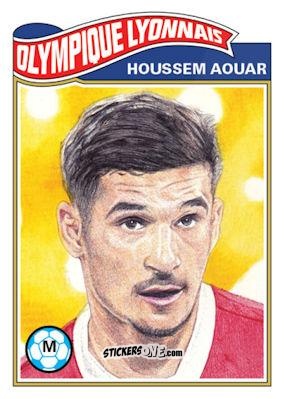 Cromo Houssem Aouar - Living Set Soccer 2020 n. 139 - Topps