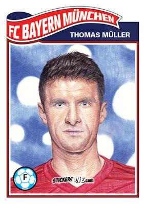 Cromo Thomas Muller - Living Set Soccer 2020 n. 141 - Topps