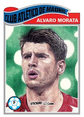 Figurina Alvaro Morata - Living Set Soccer 2020 n. 146 - Topps