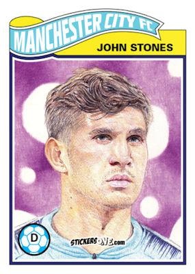 Sticker John Stones - Living Set Soccer 2020 n. 148 - Topps