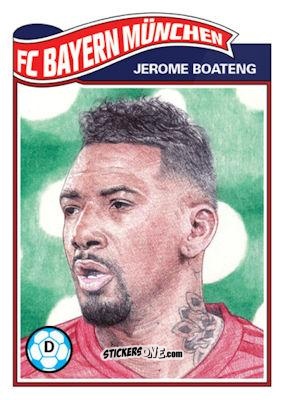 Sticker Jerome Boateng - Living Set Soccer 2020 n. 149 - Topps