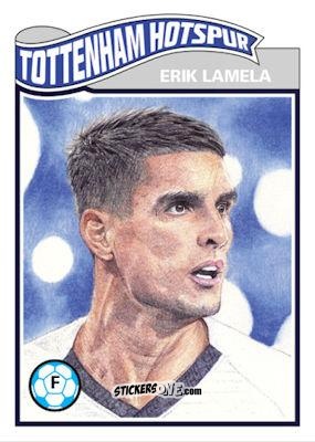 Figurina Erik Lamela - Living Set Soccer 2020 n. 151 - Topps