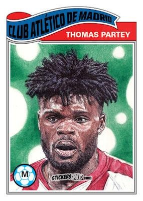 Sticker Thomas Partey - Living Set Soccer 2020 n. 156 - Topps