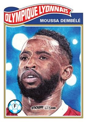 Cromo Moussa Dembele - Living Set Soccer 2020 n. 157 - Topps