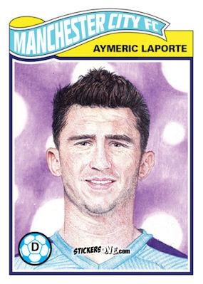 Sticker Aymeric Laporte - Living Set Soccer 2020 n. 160 - Topps