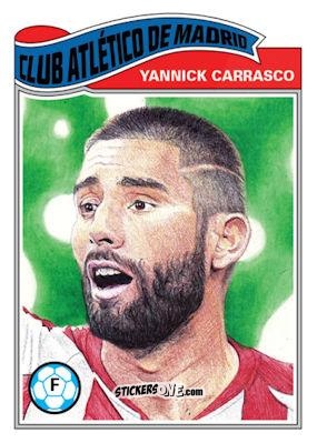 Cromo Yannick Carrasco - Living Set Soccer 2020 n. 161 - Topps