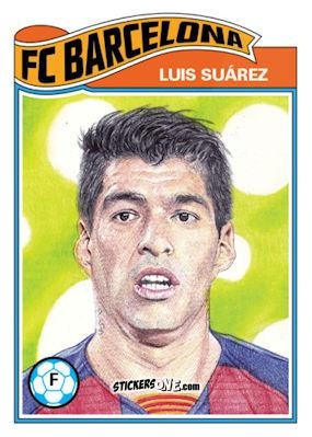Sticker Luis Suarez - Living Set Soccer 2020 n. 162 - Topps