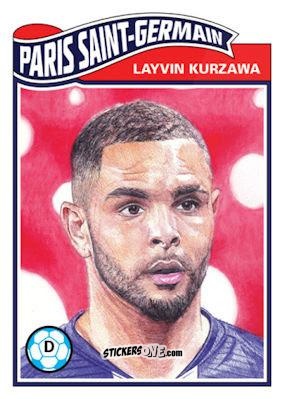 Sticker Layvin Kurzawa - Living Set Soccer 2020 n. 163 - Topps