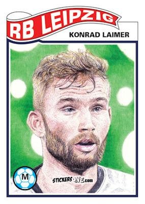 Sticker Konrad Laimer - Living Set Soccer 2020 n. 165 - Topps