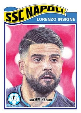 Sticker Lorenzo Insigne - Living Set Soccer 2020 n. 172 - Topps