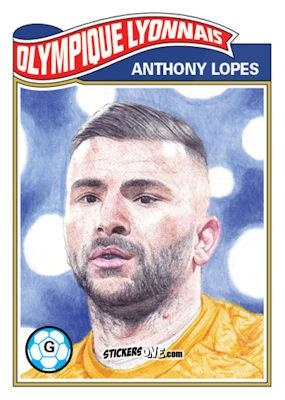 Cromo Anthony Lopes - Living Set Soccer 2020 n. 178 - Topps