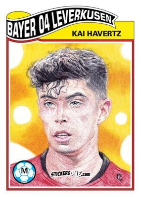 Figurina Kai Havertz - Living Set Soccer 2020 n. 184 - Topps