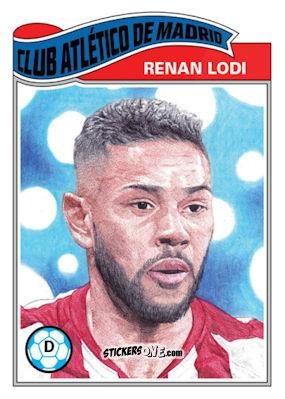 Figurina Renan Lodi - Living Set Soccer 2020 n. 190 - Topps