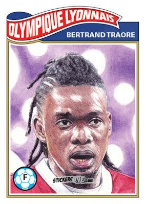 Sticker Bertrand Traore - Living Set Soccer 2020 n. 192 - Topps
