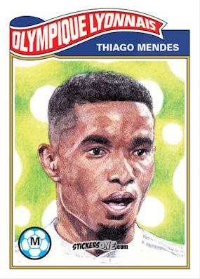Sticker Thiago Mendes - Living Set Soccer 2020 n. 195 - Topps