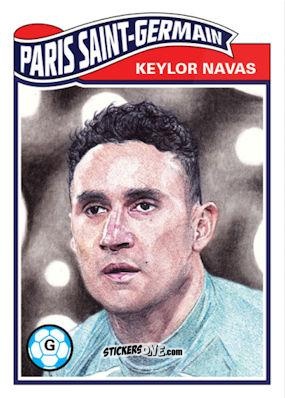 Figurina Keylor Navas - Living Set Soccer 2020 n. 197 - Topps