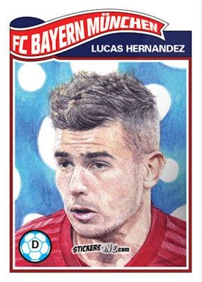 Figurina Lucas Hernandez - Living Set Soccer 2020 n. 198 - Topps