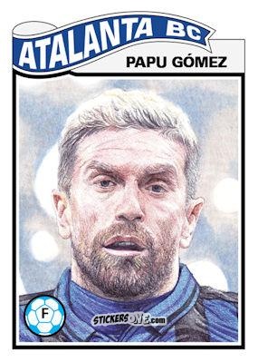 Figurina Papu Gomez - Living Set Soccer 2020 n. 207 - Topps