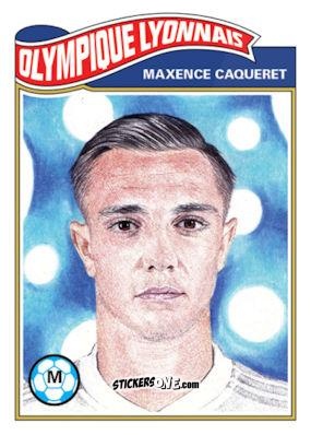 Sticker Maxence Caqueret - Living Set Soccer 2020 n. 208 - Topps