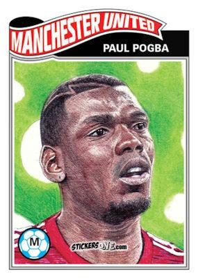Figurina Paul Pogba - Living Set Soccer 2020 n. 211 - Topps