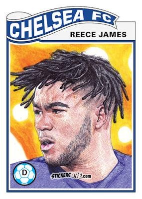 Cromo Reece James - Living Set Soccer 2020 n. 212 - Topps