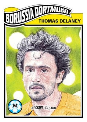 Figurina Thomas Delaney - Living Set Soccer 2020 n. 213 - Topps