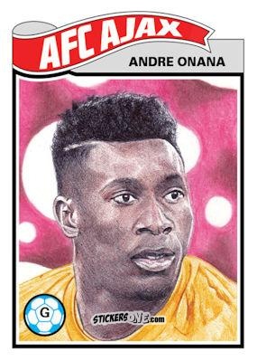 Cromo Andre Onana - Living Set Soccer 2020 n. 217 - Topps