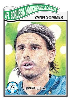 Figurina Yann Sommer - Living Set Soccer 2020 n. 219 - Topps