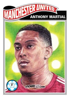 Sticker Anthony Martial - Living Set Soccer 2020 n. 228 - Topps