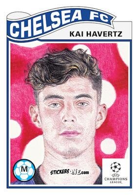 Figurina Kai Havertz - Living Set Soccer 2020 n. 229 - Topps
