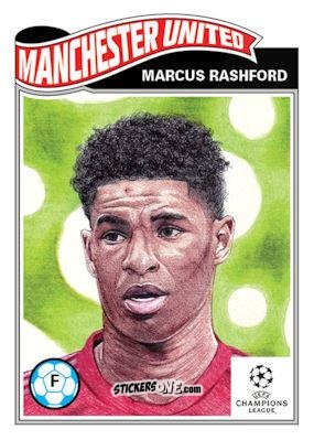 Sticker Marcus Rashford - Living Set Soccer 2020 n. 231 - Topps