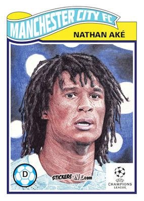 Figurina Nathan Ake - Living Set Soccer 2020 n. 232 - Topps