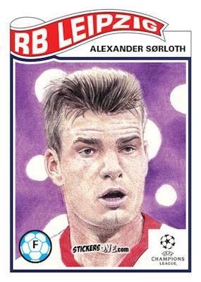 Figurina Alexander Sorloth - Living Set Soccer 2020 n. 233 - Topps