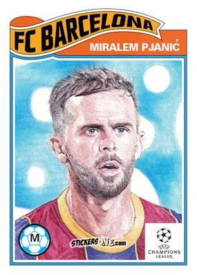 Cromo Miralem Pjanic - Living Set Soccer 2020 n. 235 - Topps