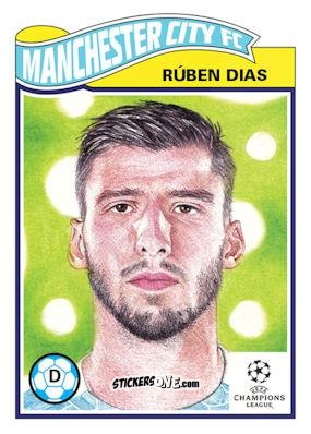 Figurina Ruben Dias - Living Set Soccer 2020 n. 237 - Topps
