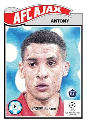 Cromo Antony - Living Set Soccer 2020 n. 238 - Topps