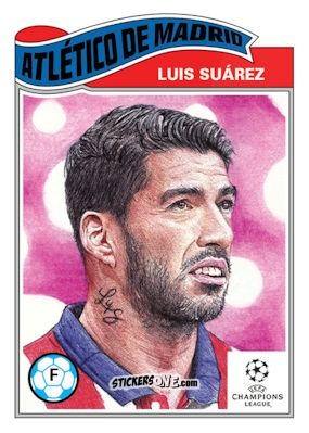 Sticker Luis Suarez - Living Set Soccer 2020 n. 239 - Topps