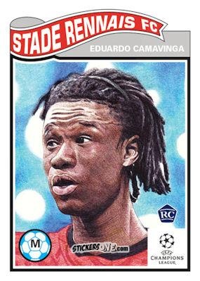 Sticker Eduardo Camavinga - Living Set Soccer 2020 n. 240 - Topps