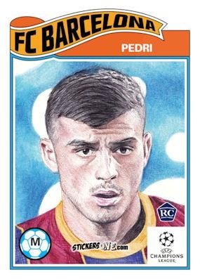 Sticker Pedri - Living Set Soccer 2020 n. 243 - Topps