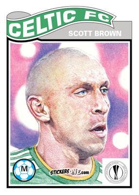 Figurina Scott Brown - Living Set Soccer 2020 n. 244 - Topps