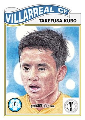Cromo Takefusa Kubo - Living Set Soccer 2020 n. 259 - Topps