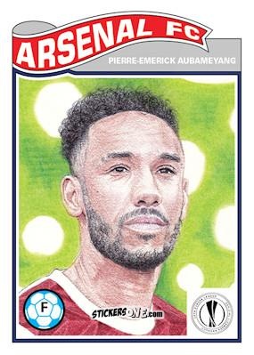 Sticker Pierre Emerick Aubameyang - Living Set Soccer 2020 n. 260 - Topps