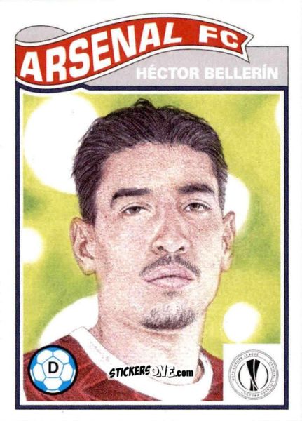 Cromo Hector Bellerin - Living Set Soccer 2021 n. 268 - Topps