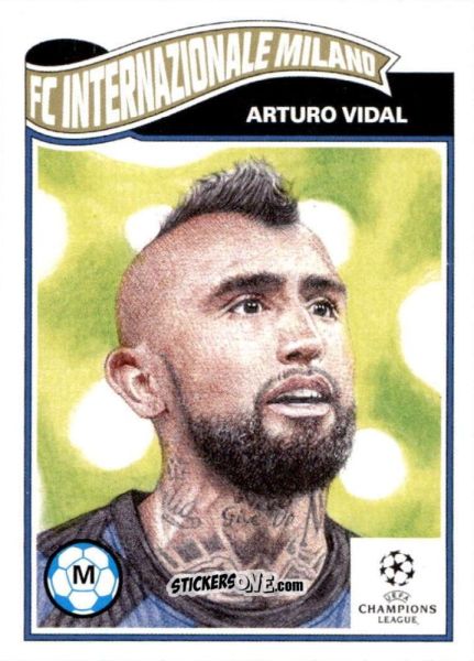 Cromo Arturo Vidal - Living Set Soccer 2021 n. 269 - Topps