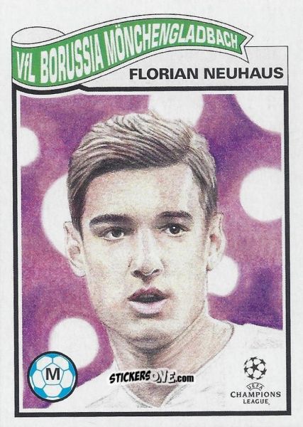 Figurina Florian Neuhaus - Living Set Soccer 2021 n. 271 - Topps